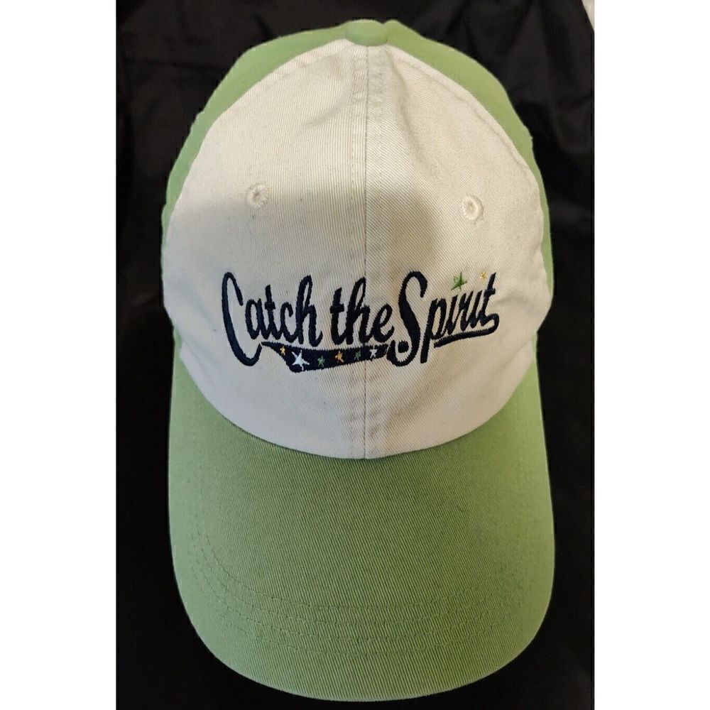 USGA Golf Hat Woodstock Catch The Spirit Adjustable Cap Green/white Extreme Fit